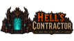 Hell's Contractor logo with infernal city-gate emblem