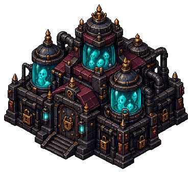 Soul Store, an isometric building from Hell's Contractor
