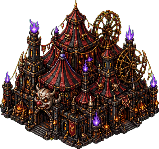 Eternal Carnival, an isometric building from Hell's Contractor