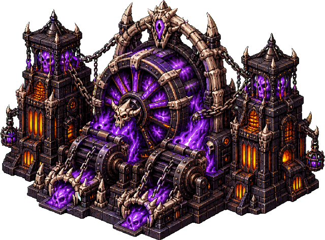 Soul Mill, an isometric building from Hell's Contractor