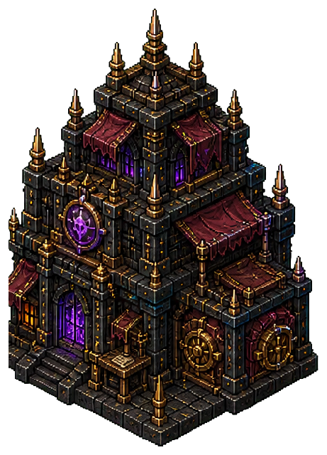 Pact Exchange, an isometric building from Hell's Contractor