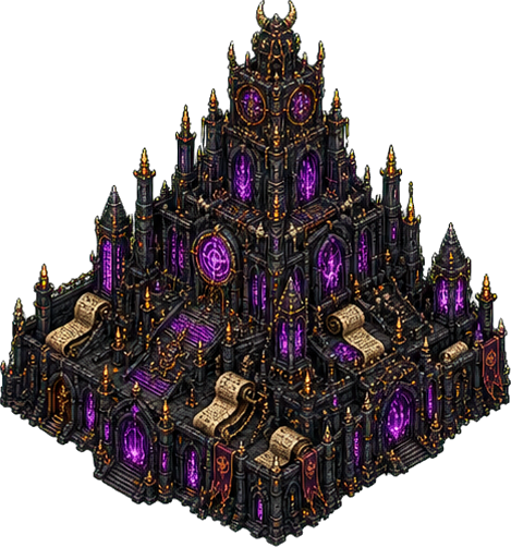 Eternal Contract Palace, an isometric building from Hell's Contractor